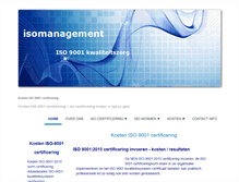 Tablet Screenshot of isomanagement.nl